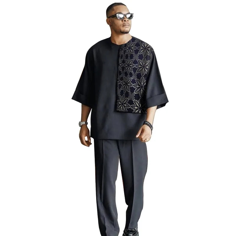 Stylish African Men's Party Set
