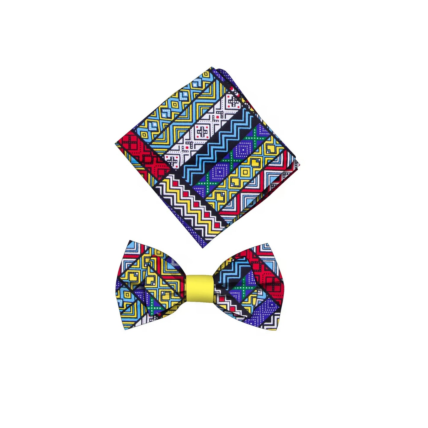 Stylish African Bow Tie Set