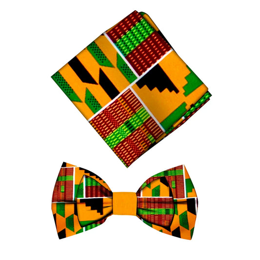 Stylish African Bow Tie Set