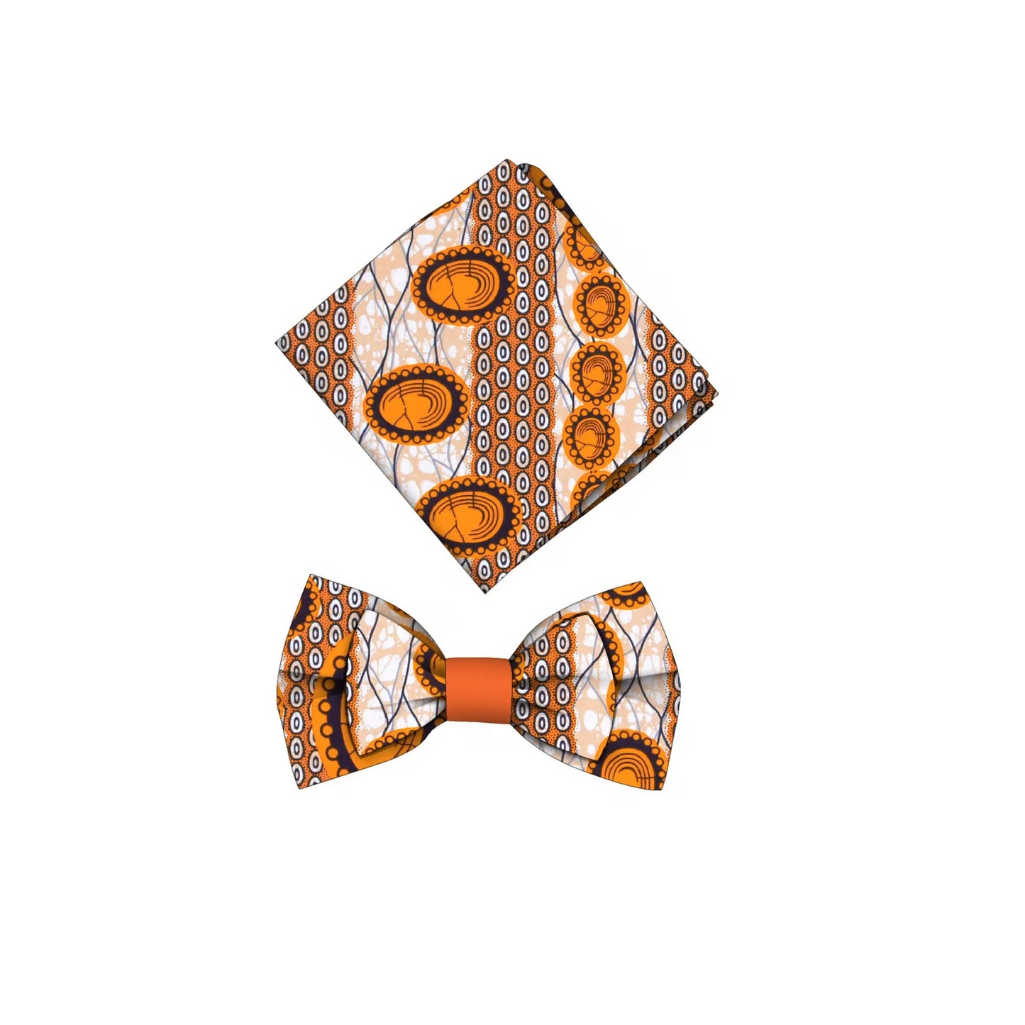 Stylish African Bow Tie Set