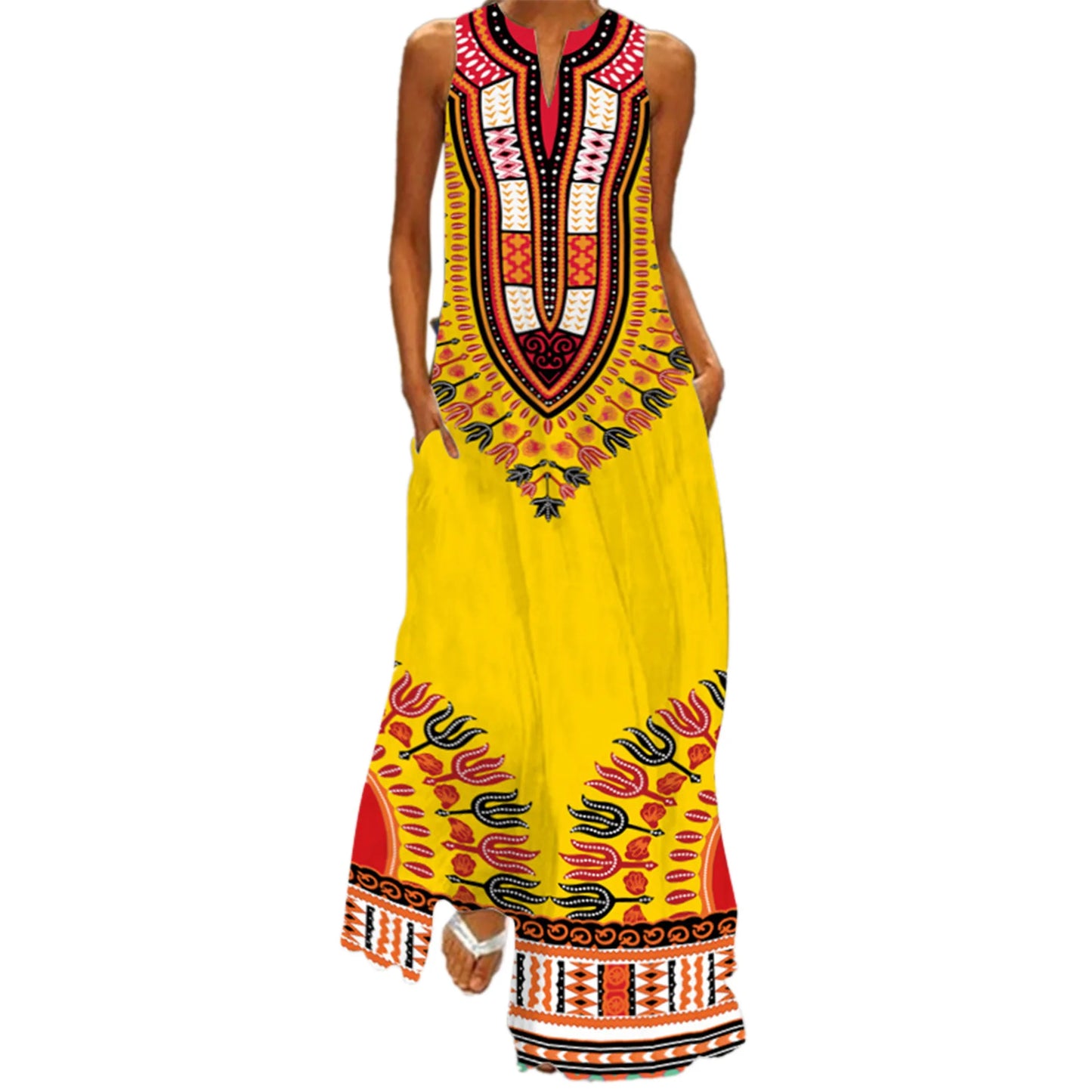 Elegant African Evening Dress