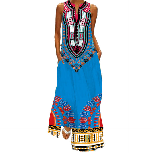 Elegant African Evening Dress