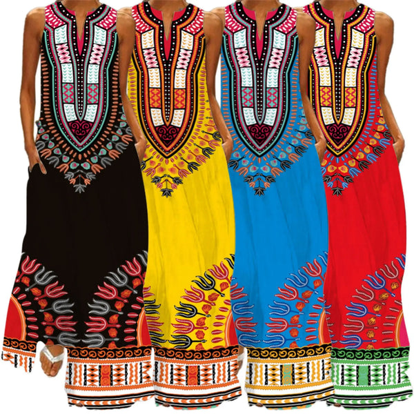 Elegant African Evening Dress