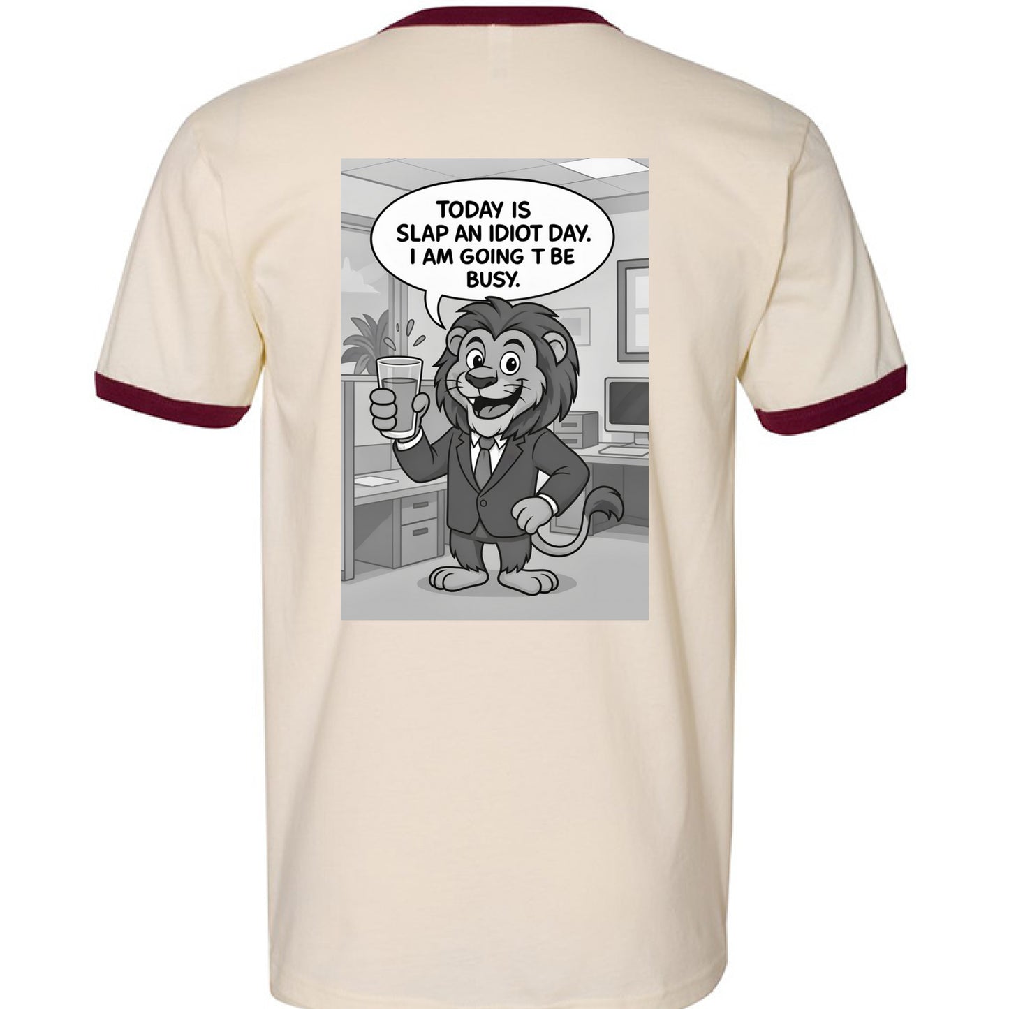 NATURAL/ MAROON - BACK