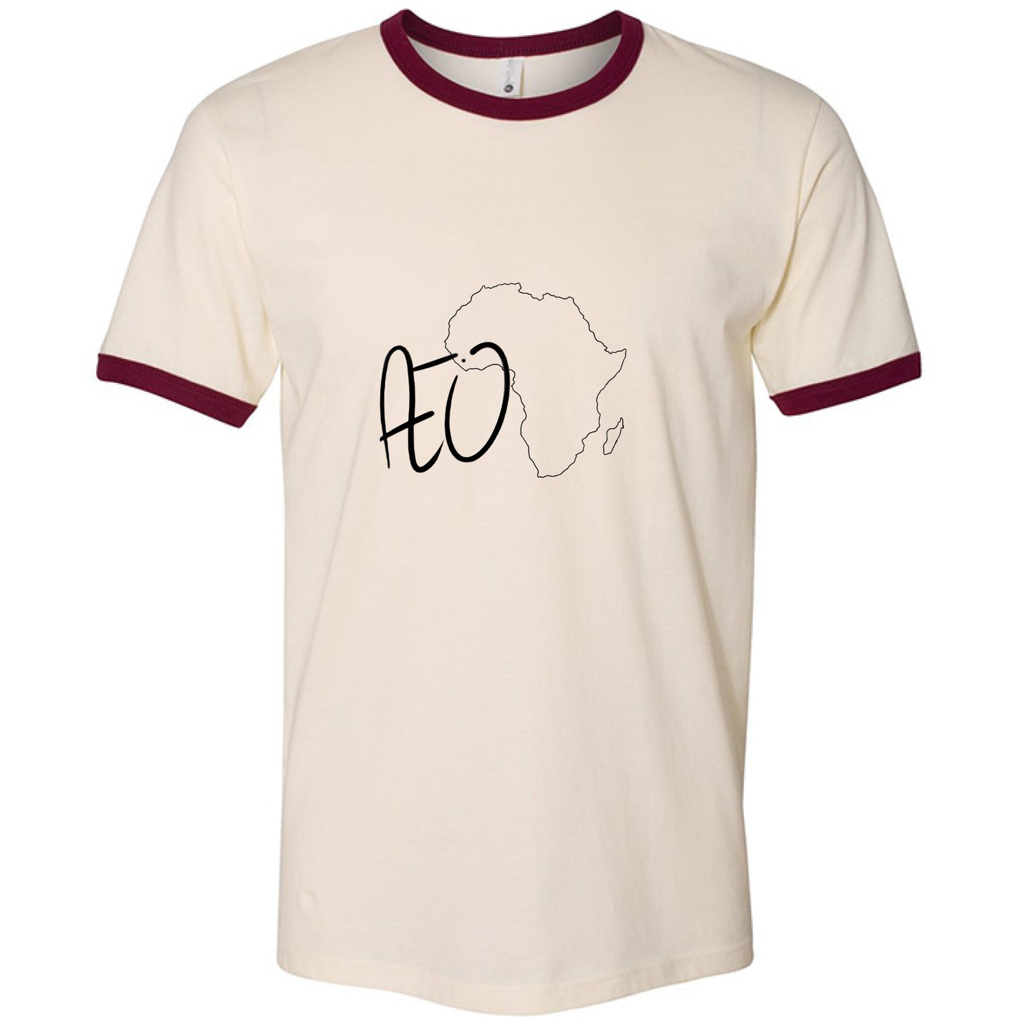 NATURAL/ MAROON - FRONT