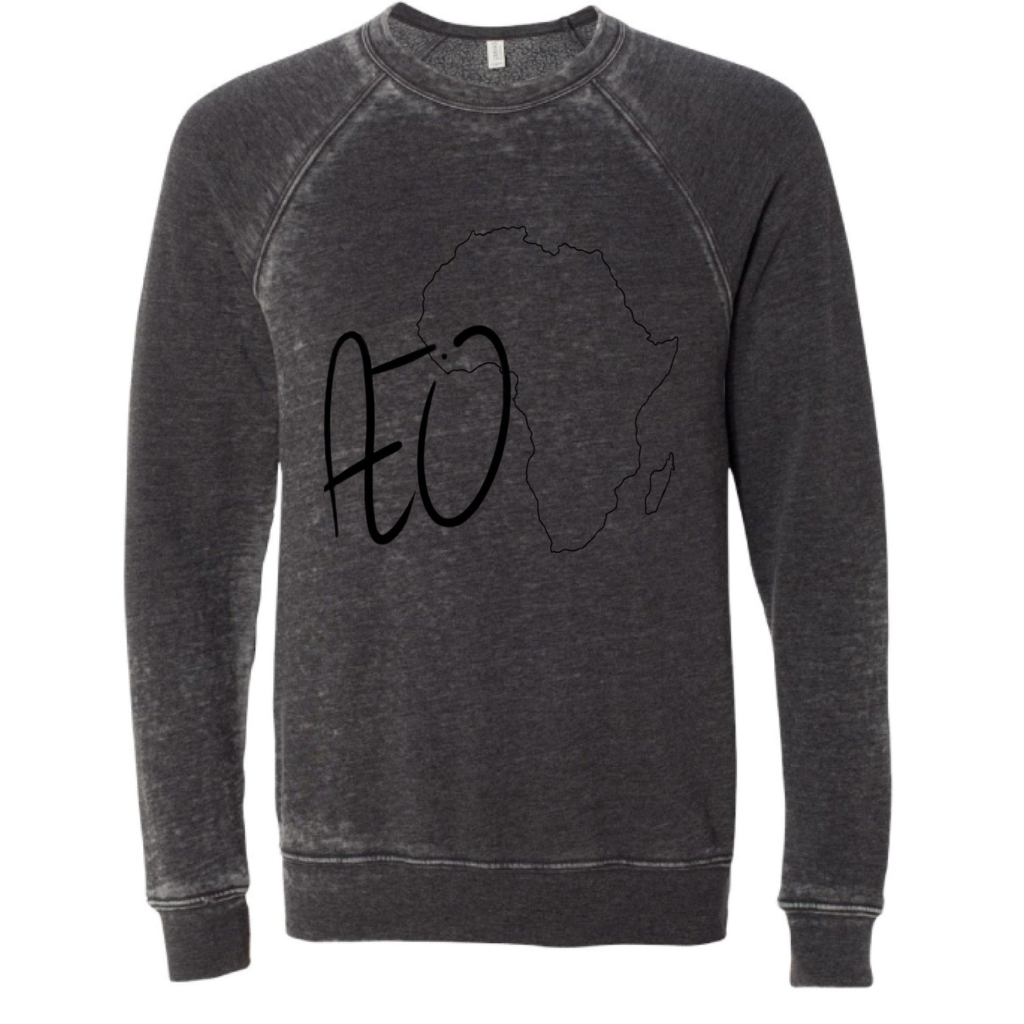 GREY ACID FLEECE - FRONT